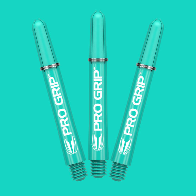 TARGET DARTS Pro Grip Shafts Short Aqua